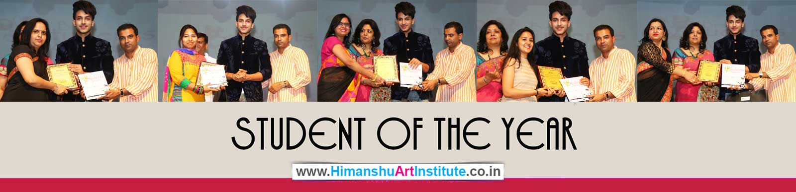 Urvi Jain, Ambika Mahajan, Anuradha Rathore, and Binoo Yadav Awarded Student of the Year 2015