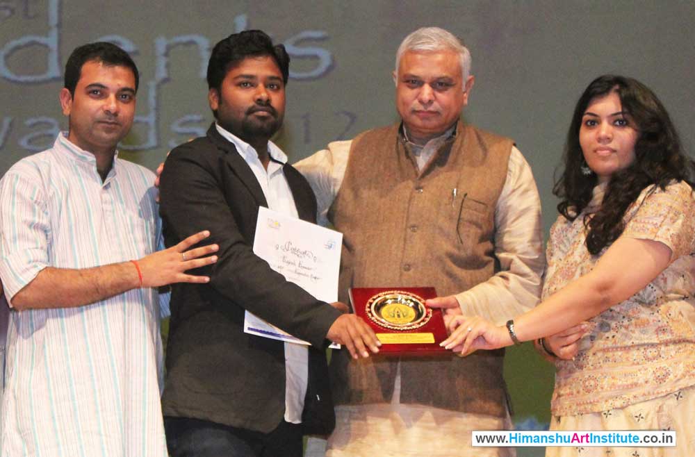 Rajesh Kumar Awarded for Best Student in Fine Arts