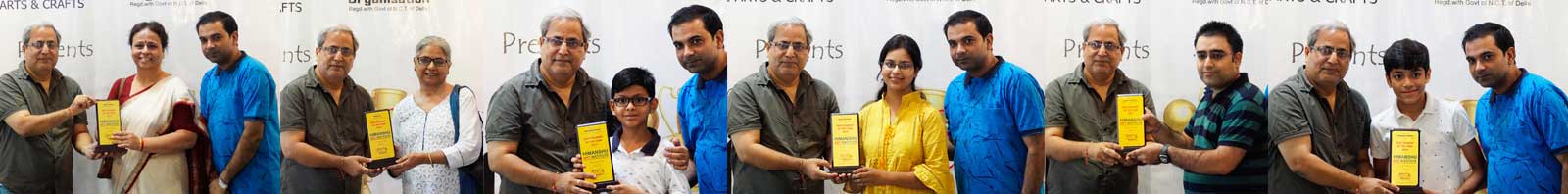 Asha Chopra, Aditya Bharti, and Abhishek Bisht Awarded Student of the Year 2017