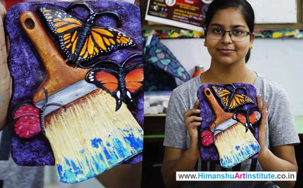 Professional Certificate Hobby Course in Relief Painting, Relief Art Classes in Delhi