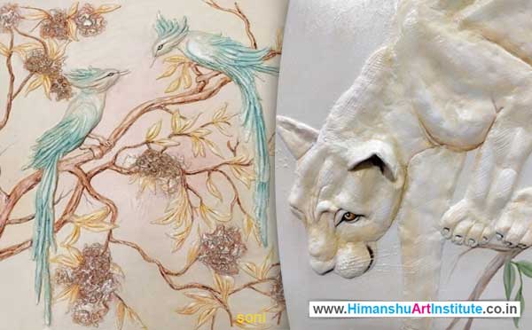 Professional Certificate Hobby Course in Relief Painting, Relief Art Classes in Delhi