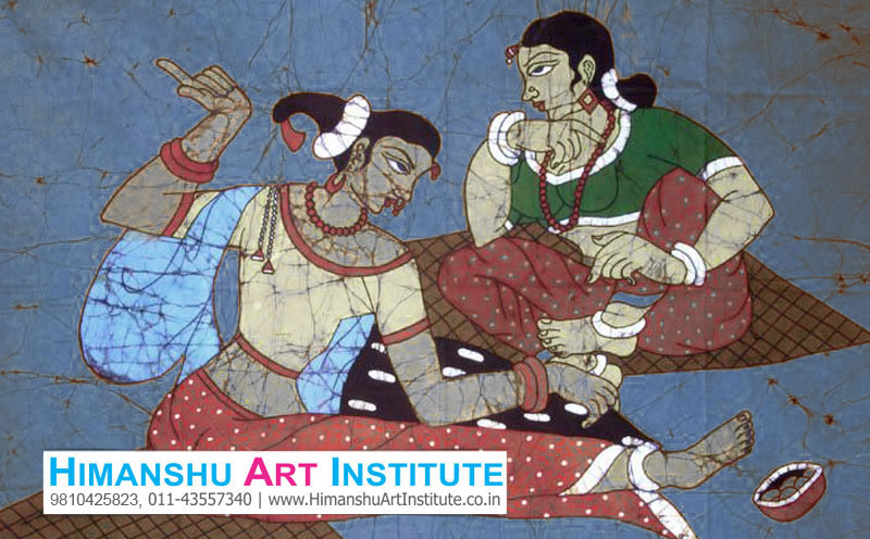 Indian Art Courses, Online Professional Certificate Course in Batik Painting Classes