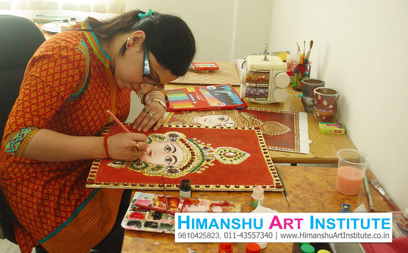 Indian Art Courses, Online Professional Certificate Course in Tanjore Painting Classes