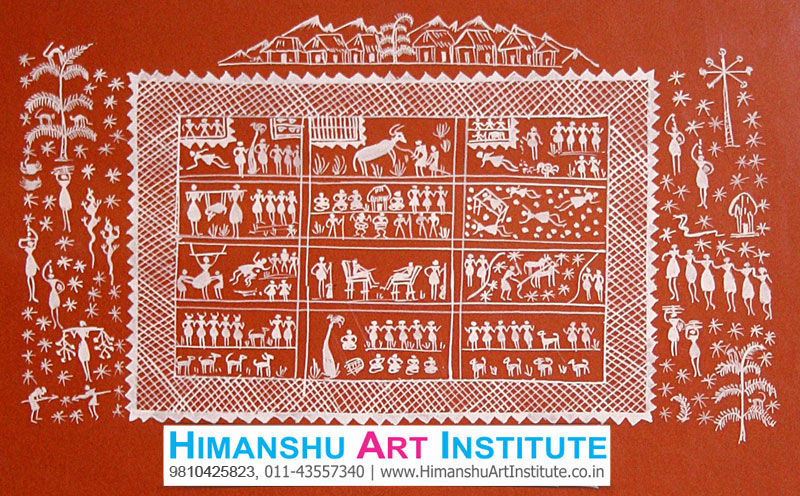 Indian Art Courses, Online Professional Certificate Course in Warli Painting Classes