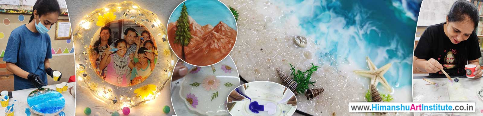 Online Resin Art Classes, Resin Art Course, Professional Certificate Course in Resin Art