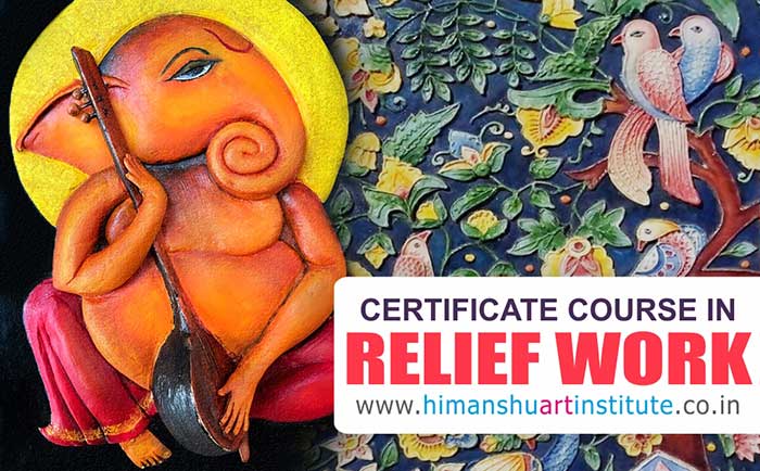 Online Certificate Course in Relief work, Relief Painting Classes in delhi