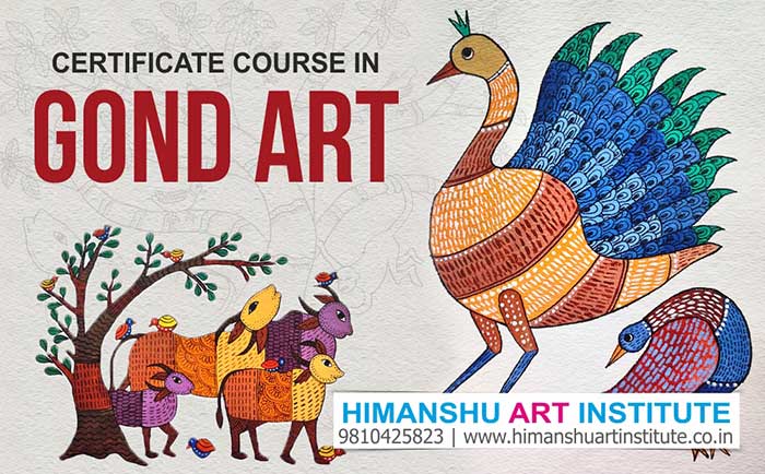 Indian Traditional Art, Indian Folk Art, Online Gond Art Painting Classes in Delhi