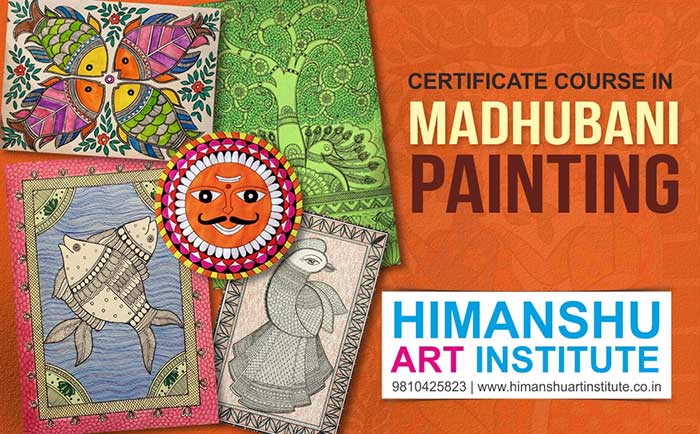 Indian Traditional Art, Indian Folk Art, Online Madhubani Painting Classes in Delhi