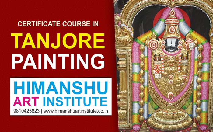 Indian Traditional Art, Indian Folk Art, Online Tanjore Painting Classes in Delhi