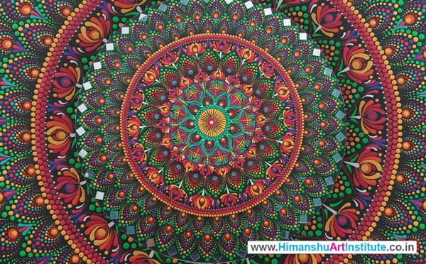 Mandala Art Classes in Delhi, Online Certificate Course in Mandala Art, Mandala Painting, Mandala Art Course, Best Online Mandala Art Classes, Indian Traditional Art, Indian Folk Art