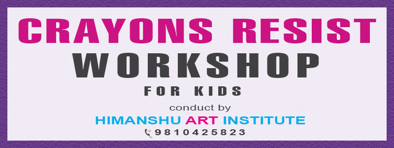 Online Crayons Resist Workshop for Kids in Delhi