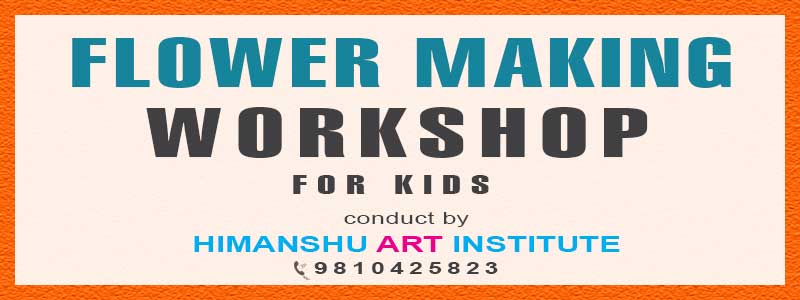 Online Flower Making Workshop for Kids in Delhi