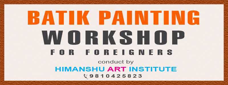 Online Batik Painting Workshop for Foreigners in Delhi