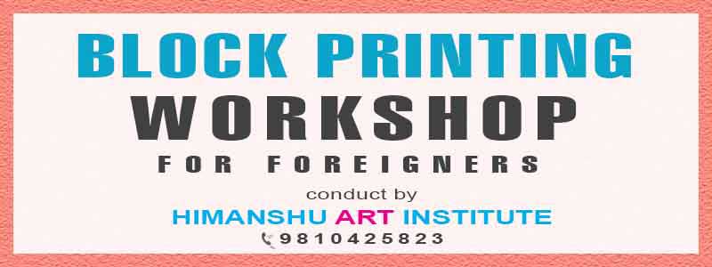 Online Block Printing Workshop for Foreigners in Delhi