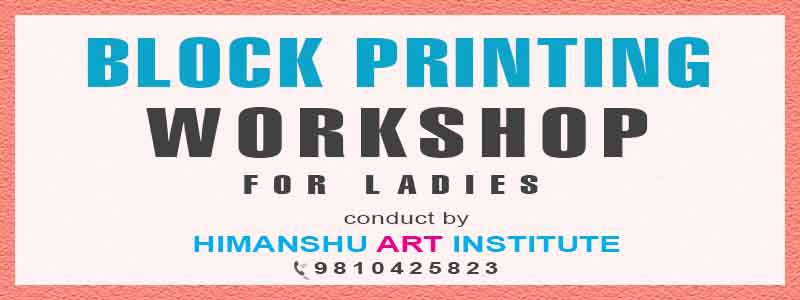 Online Block Printing Workshop for Ladies in Delhi