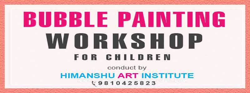Online Bubble Painting Workshop for Corporate in Delhi