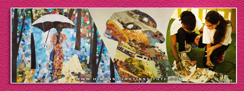 Online Collage Painting Workshop for Corporate in Delhi