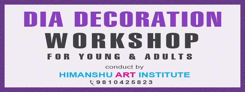 Online Dia Decoration Workshop for Young and Adults in Delhi