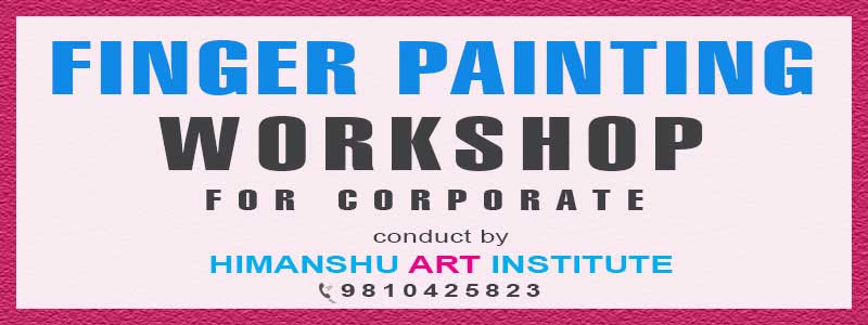 Online Finger Painting Workshop for Corporate in Delhi