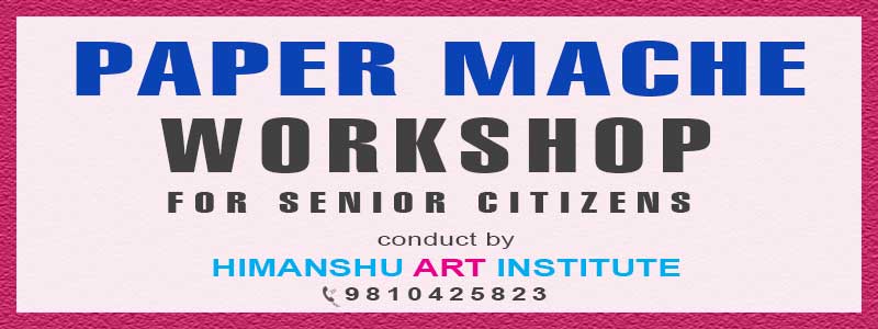 Online Paper Mache Workshop for Senior Citizens in Delhi