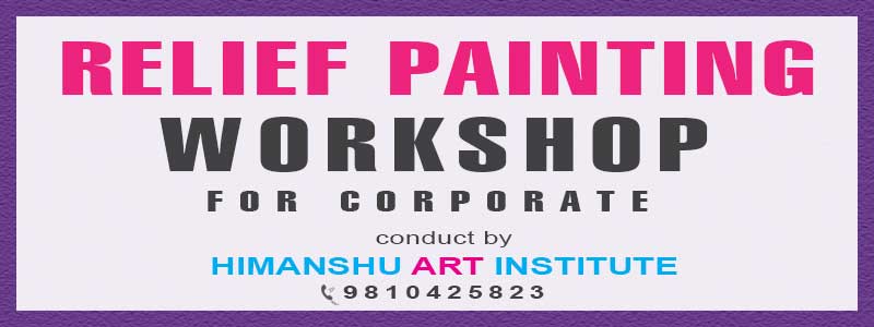 Online Relief Painting Workshop for Corporate in Delhi
