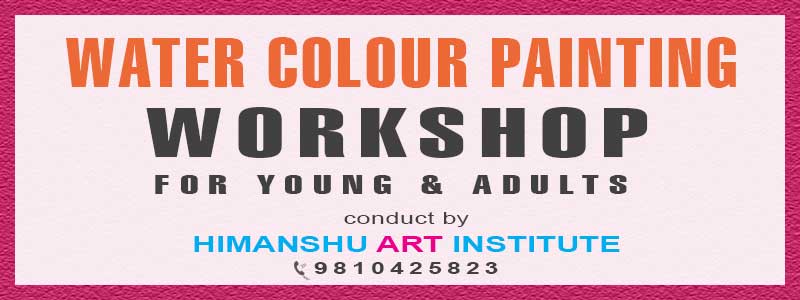 Online Water Colour Painting Workshop for Young and Adults in Delhi