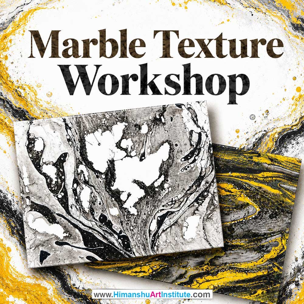 Marble Texture Workshop Marble Texture Workshop for Young and Adults in Delhi, Online Marble Texture Workshp for Young and Adults, Best Art & Craft Workshop for Adults near Me