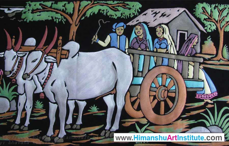 Online Emboss Painting Workshop for Young and Adults in Delhi