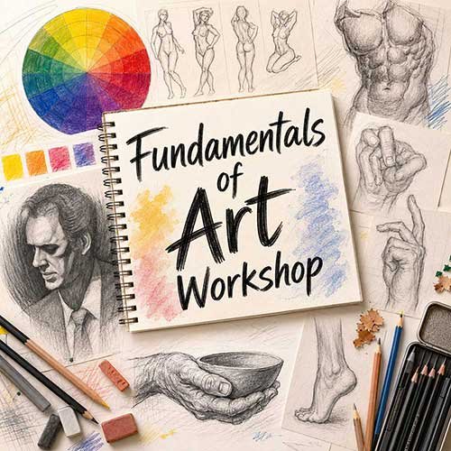 Online Fundamentals of Art Workshop, Fundamentals of Art Workshop for Adults, Fundamentals of Art Workshop Near Me, Art & Craft Workshops for Adults, Best Fundamentals of Art Workshop in Delhi, India, Himanshu Art Institute