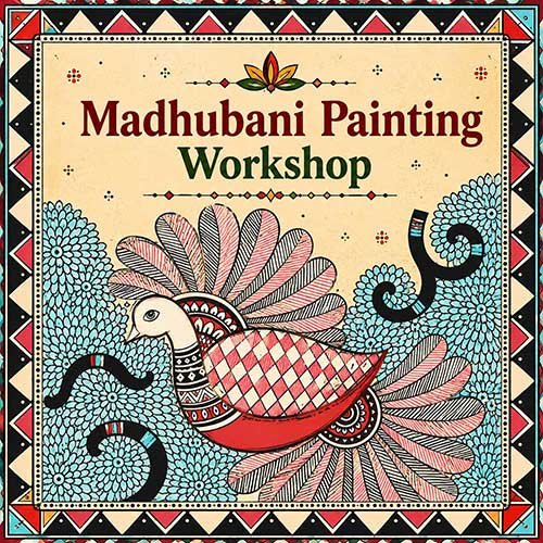 Online Madhubani Painting Workshop, Madhubani Painting Workshop for Adults, Madhubani Painting Workshop Near Me, Art & Craft Workshops for Adults, Best Madhubani Painting Workshop in Delhi, India, Himanshu Art Institute