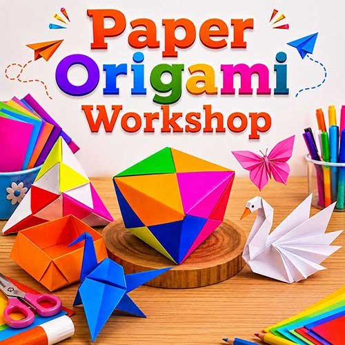 Online Paper Origami Workshop, Paper Origami Workshop for Adults, Paper Origami Workshop Near Me, Art & Craft Workshops for Adults, Best Paper Origami Workshop in Delhi, India, Himanshu Art Institute