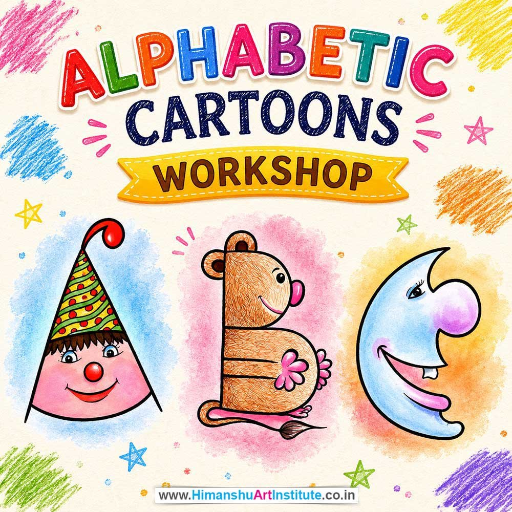 Alphabetic Cartoons Workshop for Kids in Corporate Events Alphabetic Cartoons Workshop for Kids in Corporate Events,Alphabetic Cartoons Activity for Kids in Corporate Events, Art & Craft Activity for Kids in Corporate Events, Corporate Family Day Kids Activity, Children Stall Activity, Alphabetic Cartoons Fun Activity for Kids in Corporate Events, Himanshu Art Institute