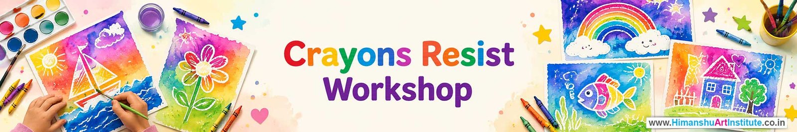 Crayons Resist Workshop for Kids in Corporate Events,Crayons Resist Activity for Kids in Corporate Events, Art & Craft Activity for Kids in Corporate Events, Corporate Family Day Kids Activity, Crayons Resist Fair Activity for Kids, Children Stall Activity, Crayons Resist Fun Activity for Kids in Corporate Events, Himanshu Art Institute