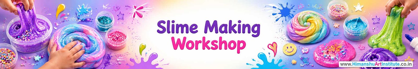 Slime Making Workshop for Kids in Corporate Events,Slime Making Activity for Kids in Corporate Events, Art & Craft Activity for Kids in Corporate Events, Corporate Family Day Kids Activity, Slime Making Fair Activity for Kids, Children Stall Activity, Slime Making Fun Activity for Kids in Corporate Events, Himanshu Art Institute
