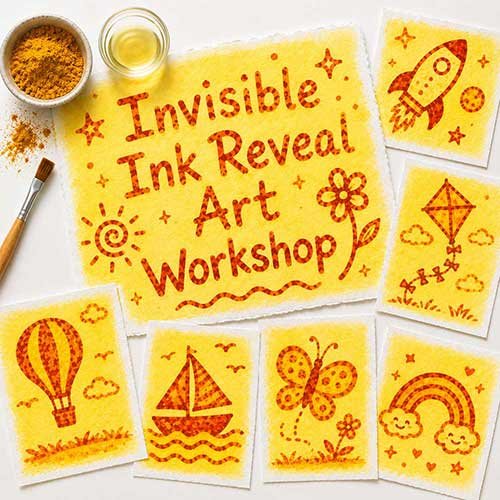 Corporate Invisible Ink Reveal Workshop, Invisible Ink Reveal Workshop for Corporate Kids, Art & Craft Workshops for Corporate  Kids, DIY Workshop for Corporate Kids, Invisible Ink Reveal Activity for Corporate KIds, DIY Activities for Corporate Kids, Best Invisible Ink Reveal Workshop for Corporate in Delhi, Gurugram, Gurgaon, Noida, India, Himanshu Art Institute