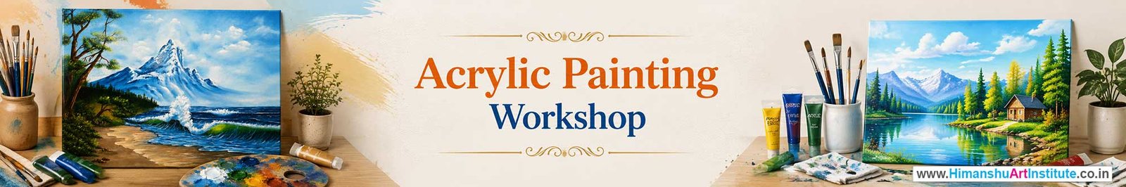 Acrylic Painting Workshop for Corporate Companies, Acrylic Painting Workshop for Corporate Employees, Acrylic Painting Workshop for Corporate Clients, Acrylic Painting Workshop for Office Events, Art & Craft Activity for Corporate Companies, Himanshu Art Institute