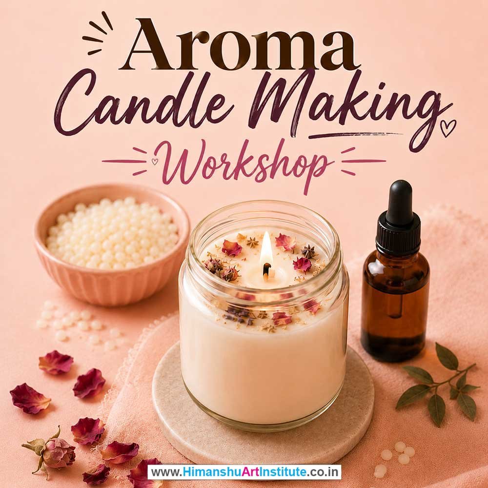Aroma Candle Making Workshop for Corporate Companies Aroma Candle Making Workshop for Corporate Companies, Aroma Candle Making Workshop for Corporate Employees, Aroma Candle Making Workshop for Corporate Clients, Aroma Candle Making Workshop for Office Events, Art & Craft Activity for Corporate Companies, Himanshu Art Institute