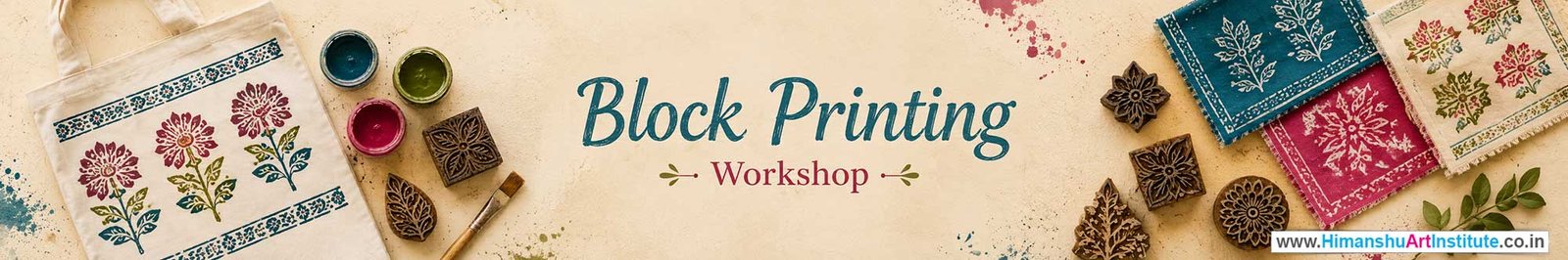 Block Printing Workshop for Corporate Companies, Block Printing Workshop for Corporate Employees, Block Printing Workshop for Corporate Clients, Block Printing Workshop for Office Events, Art & Craft Activity for Corporate Companies, Himanshu Art Institute