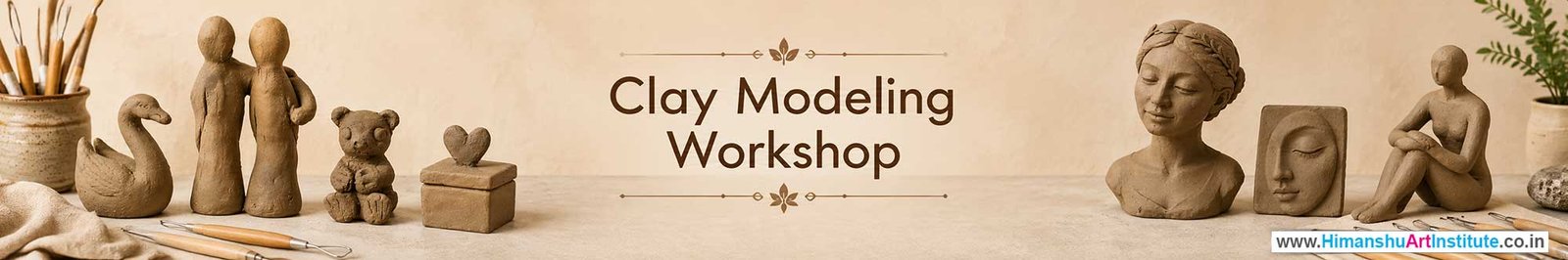 Clay Modeling Workshop for Corporate Companies, Clay Modeling Workshop for Corporate Employees, Clay Modeling Workshop for Corporate Clients, Clay Modeling Workshop for Office Events, Art & Craft Activity for Corporate Companies, Himanshu Art Institute