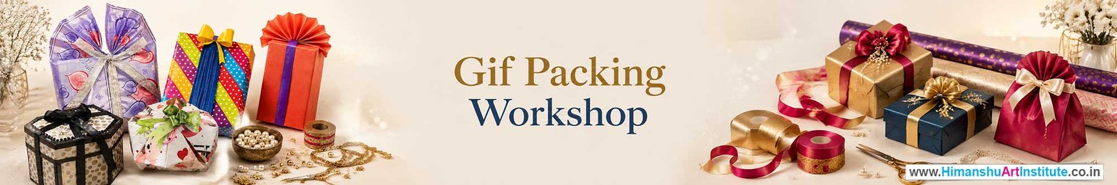 Gift Packing Workshop for Corporate Companies, Gift Packing Workshop for Corporate Employees, Gift Packing Workshop for Corporate Clients, Gift Packing Workshop for Office Events, Art & Craft Activity for Corporate Companies, Himanshu Art Institute