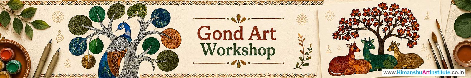Gond Art Workshop for Corporate Companies, Gond Art Workshop for Corporate Employees, Gond Art Workshop for Corporate Clients, Gond Art Workshop for Office Events, Art & Craft Activity for Corporate Companies, Himanshu Art Institute