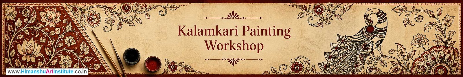 Kalamkari Painting Workshop for Corporate Companies, Kalamkari Painting Workshop for Corporate Employees, Kalamkari Painting Workshop for Corporate Clients, Kalamkari Painting Workshop for Office Events, Art & Craft Activity for Corporate Companies, Himanshu Art Institute