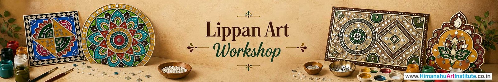 Lippan Art Workshop for Corporate Companies, Lippan Art Workshop for Corporate Employees, Lippan Art Workshop for Corporate Clients, Lippan Art Workshop for Office Events, Art & Craft Activity for Corporate Companies, Himanshu Art Institute