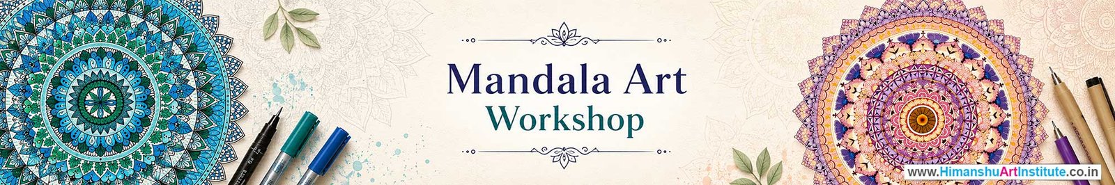 Mandala Art Workshop for Corporate Companies, Mandala Art Workshop for Corporate Employees, Mandala Art Workshop for Corporate Clients, Mandala Art Workshop for Office Events, Art & Craft Activity for Corporate Companies, Himanshu Art Institute