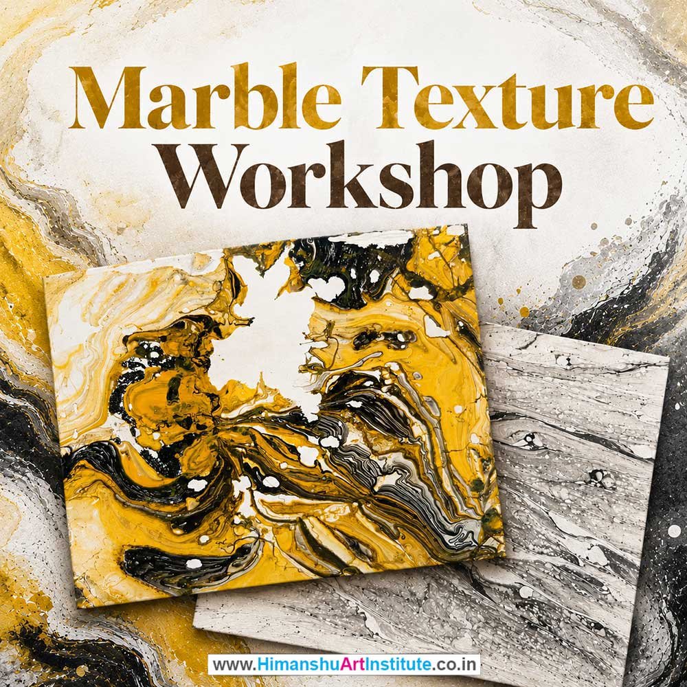 Marble Texture Workshop for Corporate Companies, Marble Texture Workshop for Corporate Employees, Marble Texture Workshop for Corporate Clients, Marble Texture Workshop for Office Events, Art & Craft Activity for Corporate Companies, Himanshu Art Institute