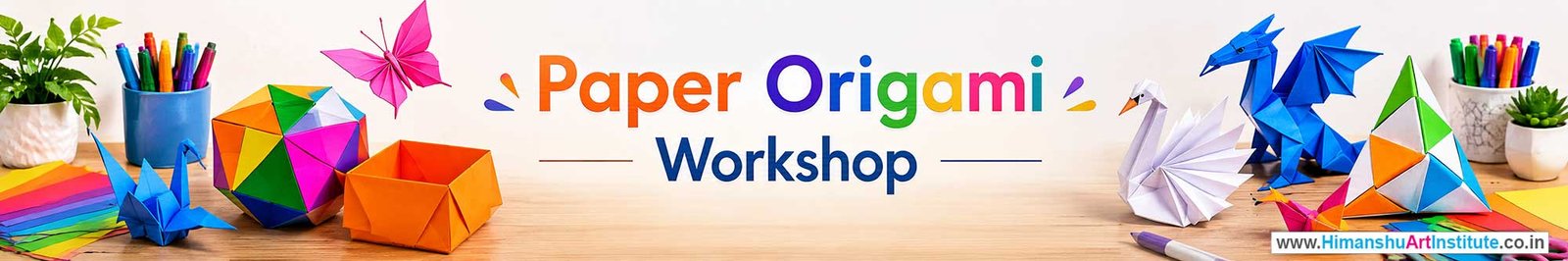 Paper Origami Workshop for Corporate Companies, Paper Origami Workshop for Corporate Employees, Paper Origami Workshop for Corporate Clients, Paper Origami Workshop for Office Events, Art & Craft Activity for Corporate Companies, Himanshu Art Institute