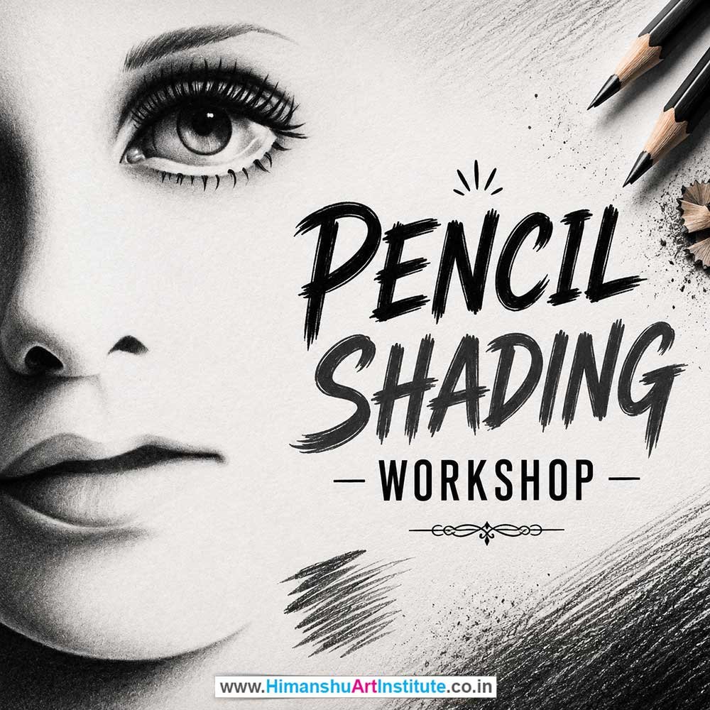 Pencil Shading Workshop for Corporate Companies Pencil Shading Workshop for Corporate Companies, Pencil Shading Workshop for Corporate Employees, Pencil Shading Workshop for Corporate Clients, Pencil Shading Workshop for Office Events, Art & Craft Activity for Corporate Companies, Himanshu Art Institute