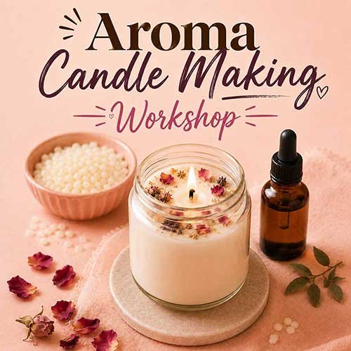 Corporate Aroma Candle Making Workshop, Aroma Candle Making Workshop for Corporate, Art & Craft Workshops for Corporate, DIY Workshop for Corporate, Aroma Candle Making Activity for Corporate, DIY Activities for Corporate, Best Aroma Candle Making Workshop for Corporate in Delhi, Gurugram, Gurgaon, Noida, India, Himanshu Art Institute