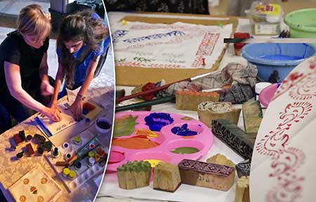 Block Printing Workshop for Corporate