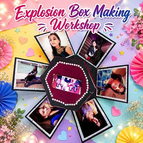 Corporate Explosion Box Making Workshop, Explosion Box Making Workshop for Corporate, Art & Craft Workshops for Corporate, DIY Workshop for Corporate, Explosion Box Making Activity for Corporate, DIY Activities for Corporate, Best Explosion Box Making Workshop for Corporate in Delhi, Gurugram, Gurgaon, Noida, India, Himanshu Art Institute